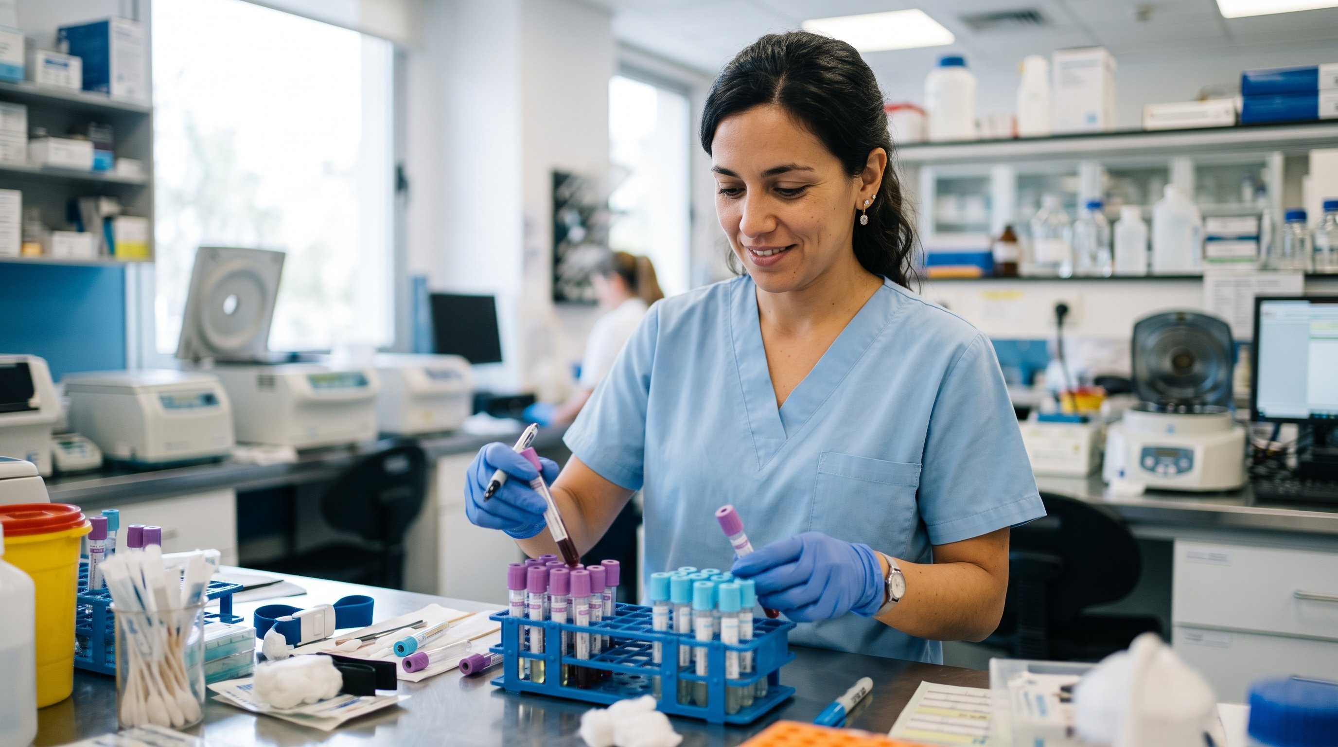 Extraccionista y Administrativo de Laboratorio de Análisis Clínicos